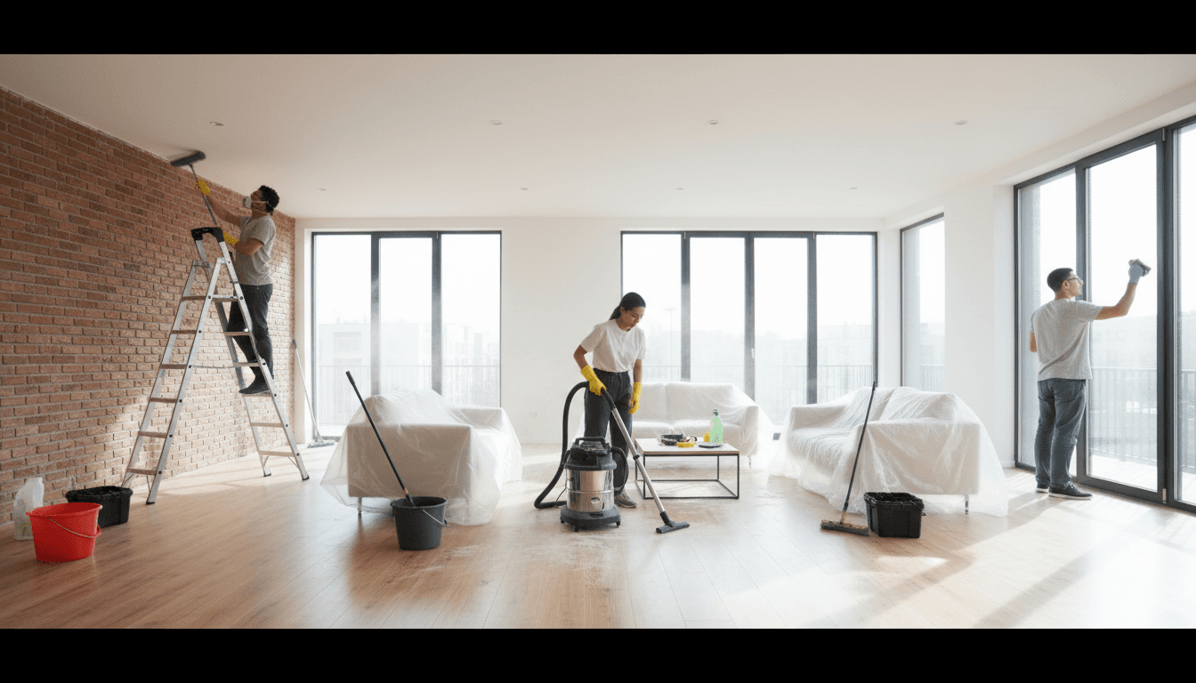 After-builder clean-up service